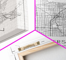 Load image into Gallery viewer, Henderson Street Map, Nevada Map, City Map Art, Minimalist Wall Art, Wall Art, Canvas Print, Gifts For Her, Travel Art, Man Cave Art,