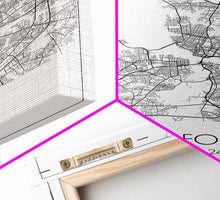 Load image into Gallery viewer, Norfolk Street Map, Virginia Map, City Map Art, Modern Art, Wall Art, Canvas Print, Bedroom Décor, College Student Gift, Travel Print