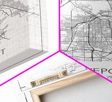 Load image into Gallery viewer, Shreveport Street Map, Louisiana Map, City Map Print, Minimalist Art, Wall Art, Canvas Print, Wall Decoration, Aviation Gift, Travel Décor