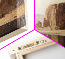 Carregar imagem no visualizador da galeria, Abu Simbel Temples Egypt Travel Poster Print, Framed Canvas Print, Egypt Travel Art, Wood Framed Art, Wall Hanging, Home Decor