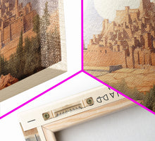 Carregar imagem no visualizador da galeria, Ait Benhaddou Travel Poster Print, Framed Canvas Wall Art, Metal Wall Art, Morocco art, Gift For Him, Travel Wall Art, Travel Lover Gift