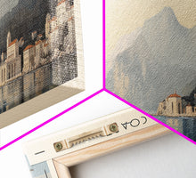 Load image into Gallery viewer, Amalfi Coast COUNTRY Travel Poster Print, Framed Canvas Print, Italy Travel Art, Wood Framed Art, Wall Hanging, Home Decor