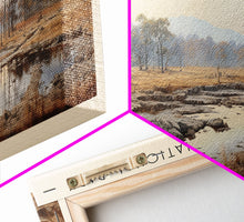 Load image into Gallery viewer, Bandhavgarh National Park Framed Canvas Print Travel Poster | Wall Art | Home Decor | Gift For Travel Lover | Wall Hanging | Original Art