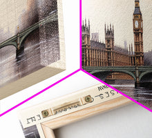 Load image into Gallery viewer, Big Ben and the Houses of Parliament Wall Art Travel Poster Print, Gift For Travel Lover, Vacation Gift, COUNTRY Wall Art, Home Decor, Original Art