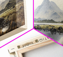 Cargar imagen en el visor de la galería, Connemara National Park Travel Print Wall Art, Travel Poster Print, Retro Style COUNTRY Home Decor, Wall Hanging, Travel Gift Idea, Unique Metal Art