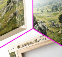 Load image into Gallery viewer, Dartmoor National Park COUNTRY Travel Poster Print, Framed Canvas Print, COUNTRY Travel Art, Wood Framed Art, Wall Hanging, Home Decor