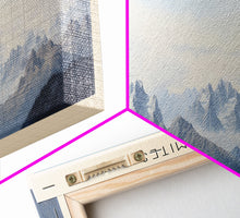 Load image into Gallery viewer, Dolomites Framed Canvas Print Travel Poster | Wall Art | Home Decor | Gift For Travel Lover | Wall Hanging | Original Art