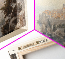 Load image into Gallery viewer, Dubrovnik COUNTRY | Framed Travel Poster Canvas Print | Trendy Wall Art | Watercolor Painting | Living Room Art | Unique Art