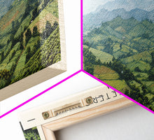 Load image into Gallery viewer, Eje Cafetero COUNTRY Travel Poster Print, Framed Canvas Print, COUNTRY Travel Art, Wood Framed Art, Wall Hanging, Home Decor