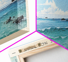 Carregar imagem no visualizador da galeria, Fernando de Noronha COUNTRY | Framed Travel Poster Canvas Print | Trendy Wall Art | Watercolor Painting | Living Room Art | Unique Art