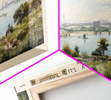 Load image into Gallery viewer, Gardens by the Bay COUNTRY | Framed Travel Poster Canvas Print | Trendy Wall Art | Watercolor Painting | Living Room Art | Unique Art