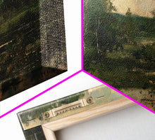 Load image into Gallery viewer, Early American Landscape Painting Framed Canvas Print | Oil Painting Print | Metal Art | Landscape Painting | Living Room Art | Home Decor