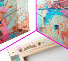 Carregar imagem no visualizador da galeria, Autumn Pastel Barn Scene with Soft Hues - Framed Canvas Print, Rustic Decor, Countryside Art for Living Room, Farmhouse Wall Art for Home