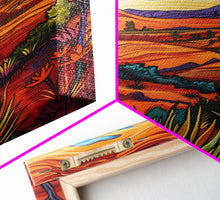 Carregar imagem no visualizador da galeria, Framed Canvas Print, Serene Desert Landscape with Rolling Hills, Beautiful Wall Art for Living Room or Bedroom Decor