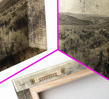 Carregar imagem no visualizador da galeria, Expansive Desert Landscape with Rolling Hills Framed Canvas Print for Farmhouse Bedroom Wall Art Rustic Home Decoration, Scenic Nature Scene