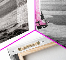 Load image into Gallery viewer, Beach Horseback Rider with Pink Boots, Delightful Framed Canvas Print, Ideal for Living Room or Bedroom Wall Art