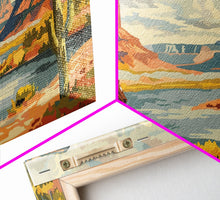 Load image into Gallery viewer, Cowboy in Monument Valley Landscape, Framed Canvas Print for Rustic Living Room Decor, Western Art for Bedroom and Home Decoration