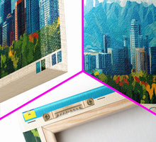 Load image into Gallery viewer, Ambato, Ecuador Panoramic Travel Poster Canvas Print, Ambato, Ecuador Painting, Ecuador Art, Ambato Travel Art, Guest Room Painting