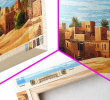 Carregar imagem no visualizador da galeria, Awdal, Somalia Panoramic Travel Poster Canvas Print, Awdal, Somalia Painting, Somalia Art, Awdal Panoramic Travel Art, Travel Painting