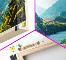 Carregar imagem no visualizador da galeria, Babahoyo, Ecuador Travel Poster Panoramic Canvas Print, Babahoyo, Ecuador Painting, Ecuador Art, Babahoyo Travel Art, Guest Room Painting