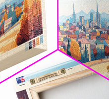 Carregar imagem no visualizador da galeria, Ballarat, Australia Panoramic Travel Poster Canvas Print, Ballarat, Australia Painting, Australia Art, Ballarat Travel Art, Living Room Painting