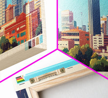 Cargar imagen en el visor de la galería, Bulawayo, Zimbabwe Travel Poster Panoramic Canvas Print, Bulawayo, Zimbabwe Painting, Zimbabwe Art, Bulawayo Travel Art, Guest Room Painting