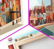 Cargar imagen en el visor de la galería, Chelmsford, England Travel Poster Panoramic Canvas Print, Chelmsford, England Painting, England Art, Chelmsford Travel Art, Guest Room Painting