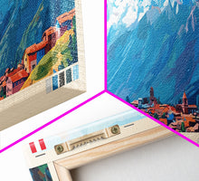 Cargar imagen en el visor de la galería, Chincha, Peru Travel Poster Panoramic Canvas Print, Chincha, Peru Painting, Peru Art, Chincha Travel Art, Guest Room Painting