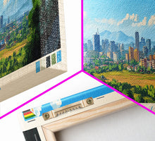 Cargar imagen en el visor de la galería, Chitungwiza, Zimbabwe Panoramic Travel Poster Canvas Print, Chitungwiza, Zimbabwe Painting, Zimbabwe Art, Chitungwiza Panoramic Travel Art, Travel Painting