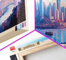 Load image into Gallery viewer, Chongqing, China Panoramic Travel Poster Canvas Print, Chongqing, China Painting, China Art, Chongqing Travel Art, Guest Room Painting
