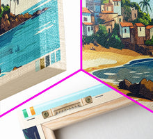 Load image into Gallery viewer, Divo, Ivory Coast Travel Poster Panoramic Canvas Print, Divo, Ivory Coast Painting, Ivory Coast Art, Divo Travel Art, Guest Room Painting