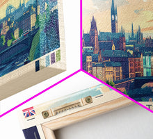 Load image into Gallery viewer, Doncaster, England Panoramic Travel Poster Canvas Print, Doncaster, England Painting, England Art, Doncaster Travel Art, Guest Room Painting