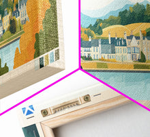 Load image into Gallery viewer, East Kilbride, Scotland Travel Poster Panoramic Canvas Print, East Kilbride, Scotland Painting, Scotland Art, East Kilbride Travel Art, Guest Room Painting