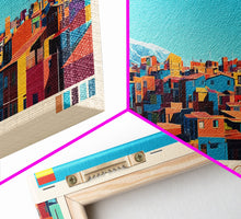 Load image into Gallery viewer, El Alto, Bolivia Panoramic Travel Poster Canvas Print, El Alto, Bolivia Painting, Bolivia Art, El Alto Panoramic Travel Art, Travel Painting