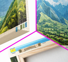 Load image into Gallery viewer, Esmeraldas, Ecuador Panoramic Travel Poster Canvas Print, Esmeraldas, Ecuador Painting, Ecuador Art, Esmeraldas Travel Art, Guest Room Painting