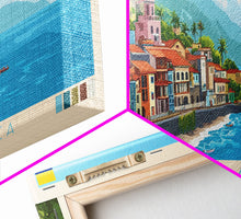 Carregar imagem no visualizador da galeria, Floridablanca, Colombia Panoramic Travel Poster Canvas Print, Floridablanca, Colombia Painting, Colombia Art, Floridablanca Travel Art, Guest Room Painting