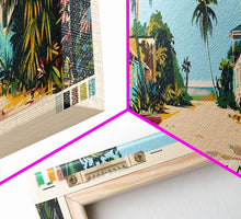 Load image into Gallery viewer, Anyama, Ivory Coast Panoramic Canvas Print, Anyama, Ivory Coast Painting, Ivory Coast Art, Anyama Travel Poster, Travel Art, Guest Room Painting