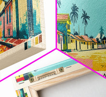 Carregar imagem no visualizador da galeria, Ashaiman, Ghana Panoramic Canvas Print, Ashaiman, Ghana Painting, Ghana Art, Ashaiman Travel Poster, Travel Art, Guest Room Painting