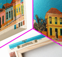 Load image into Gallery viewer, Bailundo, Angola Panoramic Canvas Print, Bailundo, Angola Painting, Angola Art, Bailundo Travel Poster, Travel Art, Vacation Gift