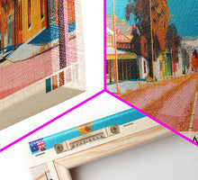 Load image into Gallery viewer, Ballarat, Australia Panoramic Canvas Print, Ballarat, Australia Painting, Australia Art, Ballarat Travel Poster, Travel Art, Housewarming Gift