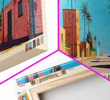 Load image into Gallery viewer, Banadir, Somalia Panoramic Canvas Print, Banadir, Somalia Painting, Somalia Art, Banadir Travel Poster, Travel Art, Living Room Painting