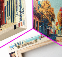 Load image into Gallery viewer, Banfield, Argentina Panoramic Canvas Print, Banfield, Argentina Painting, Argentina Art, Banfield Travel Poster, Travel Art, Guest Room Painting