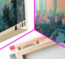 Load image into Gallery viewer, Beijing, China Panoramic Canvas Print, Beijing, China Painting, China Art, Beijing Travel Poster, Travel Art, Housewarming Gift