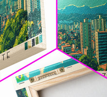 Load image into Gallery viewer, Belo Horizonte, Brazil Panoramic Canvas Print, Belo Horizonte, Brazil Painting, Brazil Art, Belo Horizonte Travel Poster, Travel Art, Guest Room Painting