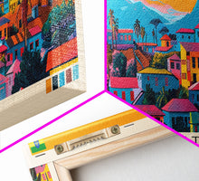 Load image into Gallery viewer, Bishoftu, Ethiopia Panoramic Canvas Print, Bishoftu, Ethiopia Painting, Ethiopia Art, Bishoftu Travel Poster, Travel Art, Vacation Gift