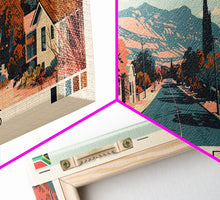 Load image into Gallery viewer, Botshabelo, South Africa Panoramic Canvas Print, Botshabelo, South Africa Painting, South Africa Art, Botshabelo Travel Poster, Travel Art, Guest Room Painting