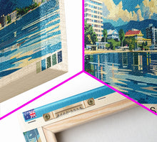 Carregar imagem no visualizador da galeria, Cairns, Australia Panoramic Canvas Print, Cairns, Australia Painting, Australia Art, Cairns Travel Poster, Travel Art, Living Room Painting