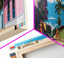 Carregar imagem no visualizador da galeria, Capiata, Paraguay Panoramic Canvas Print, Capiata, Paraguay Painting, Paraguay Art, Capiata Travel Poster, Travel Art, Guest Room Painting