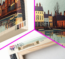 Carregar imagem no visualizador da galeria, Carlisle, England Panoramic Canvas Print, Carlisle, England Painting, England Art, Carlisle Travel Poster, Travel Art, Vacation Gift