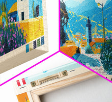 Cargar imagen en el visor de la galería, Chincha, Peru Panoramic Canvas Print, Chincha, Peru Painting, Peru Art, Chincha Travel Poster, Travel Art, Guest Room Painting